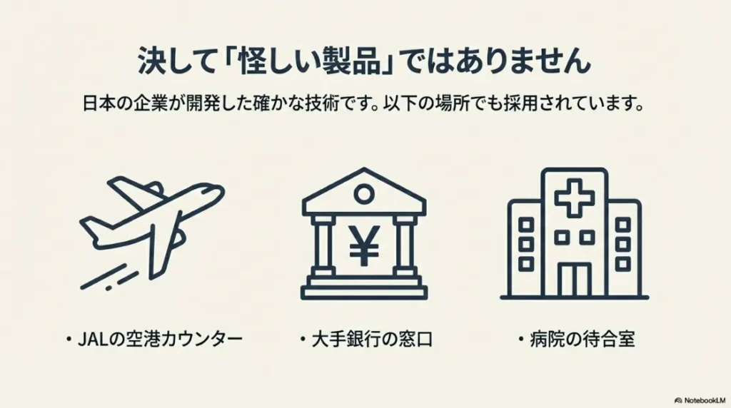 JALや大手銀行など信頼の導入実績